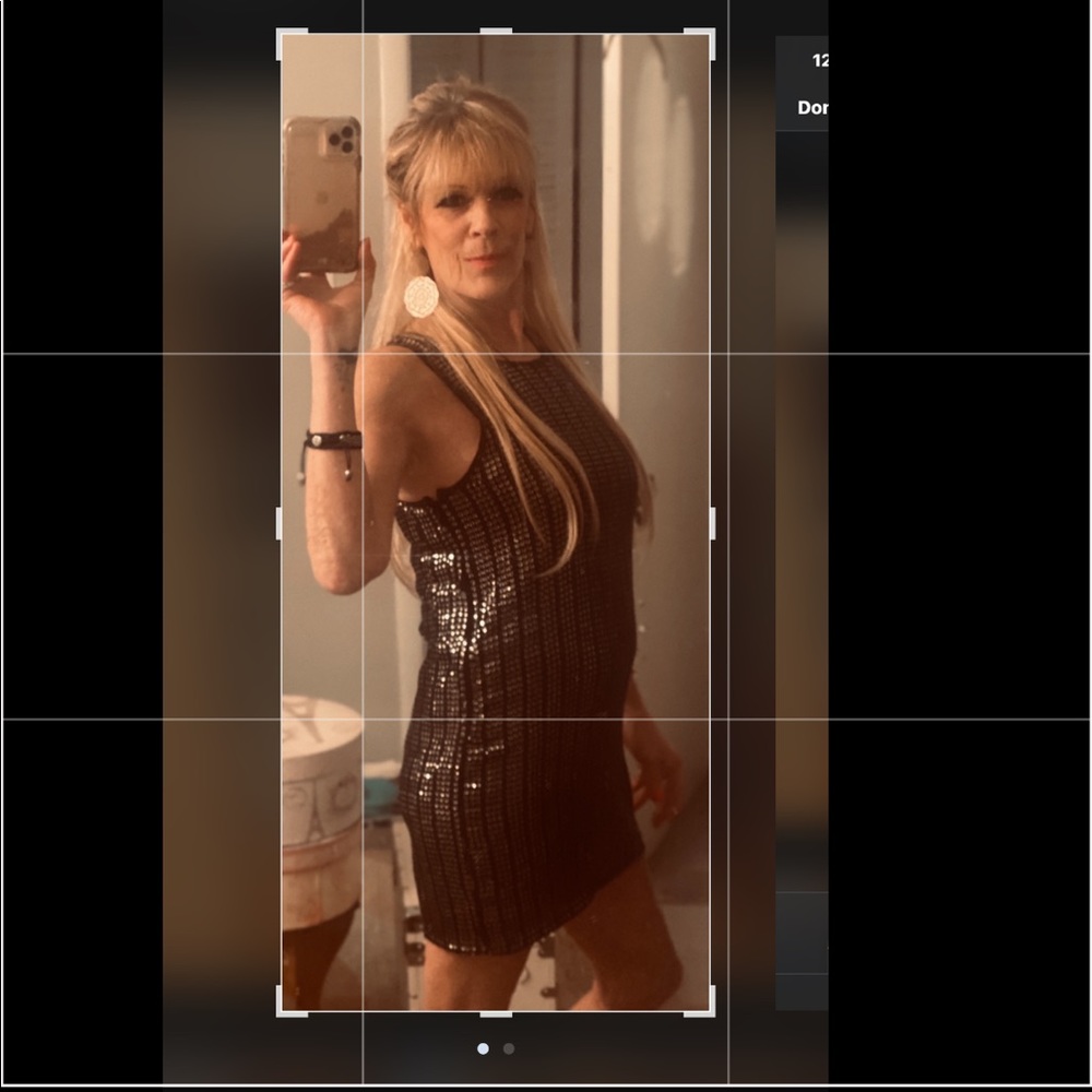 Forever 21 Sequins black dress